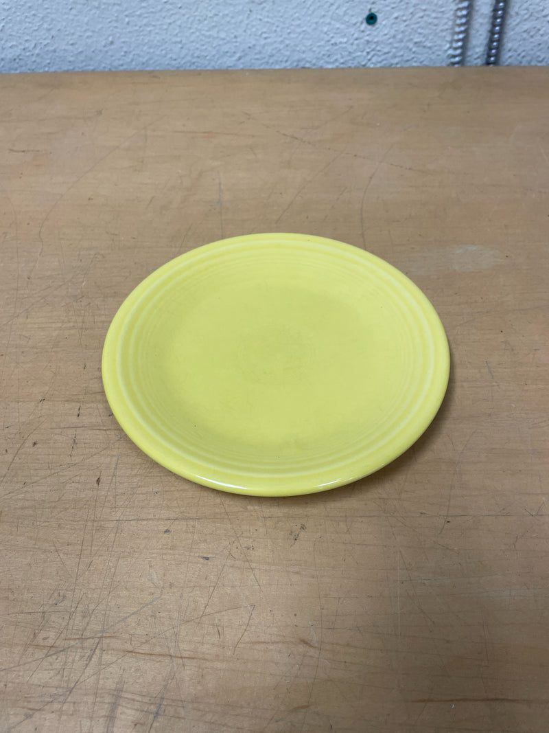 YELLOW SNACK PLATE