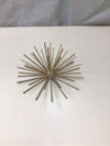 GOLD METAL STARBURST WALL DECOR