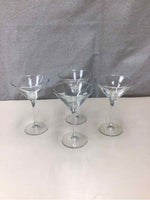 4 MARTINI GLASSES