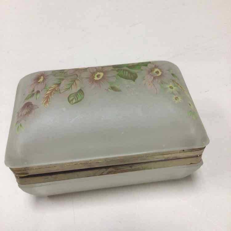 FLORAL GLASS HINGE KEEPSAKE