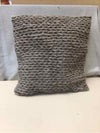 GREY WEAVE & TAN PILLOW