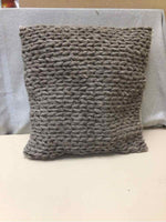 GREY WEAVE & TAN PILLOW