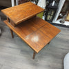 MCM 2-TIER WOOD END TABLE