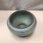 BLUE BROWN CERAMIC PLANTER