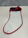 RED/WHITE SNOWMAN STOCKING
