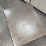 BROWN METALLIC PAINTED END TABLE