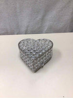 JEWELED HEART LIDDED CONT