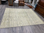 GREEN WHITE RUG