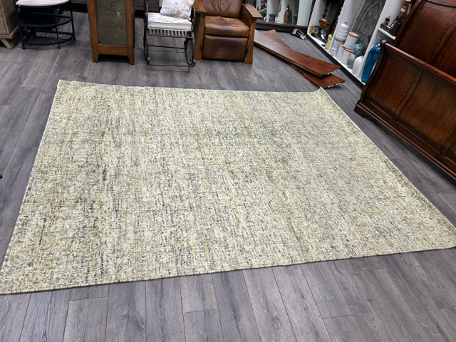 GREEN WHITE RUG