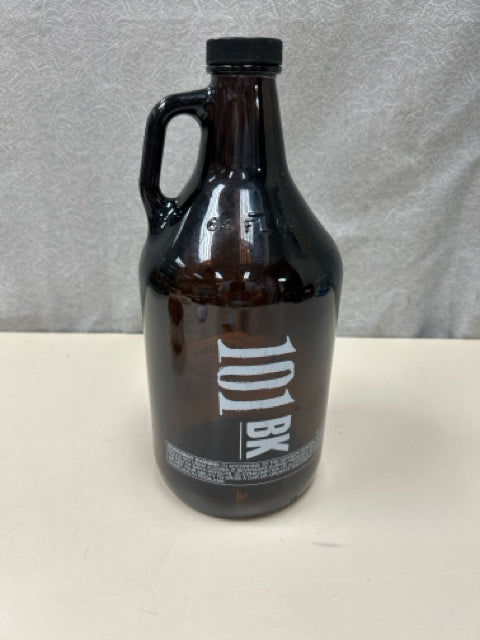 AMBER GLASS JUG