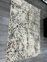GREEN & CREAM FLOOR RUG