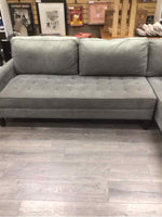 BOLSTERED DARK GRAY SECTIONAL