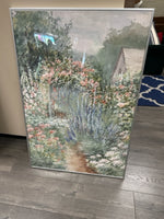 FLOWER GARDEN WATERCOLOR PRINT