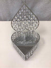 JEWELED HEART LIDDED CONT