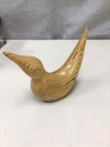 WOOD CARVED BIRD FIGURE