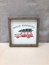 MERRY MEMORIES WOODEN SIGN
