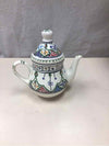 HAND-PAINTED CERAMIC TEAPOT