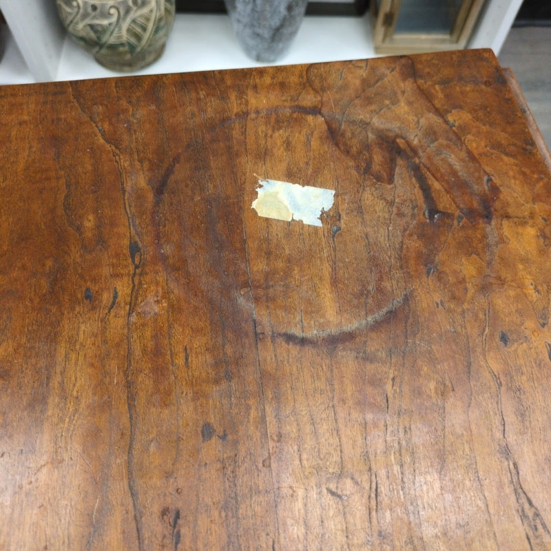 WOOD DROP LEAF SIDE TABLE