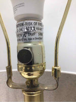 GOLD/WHITE TABLE LAMP