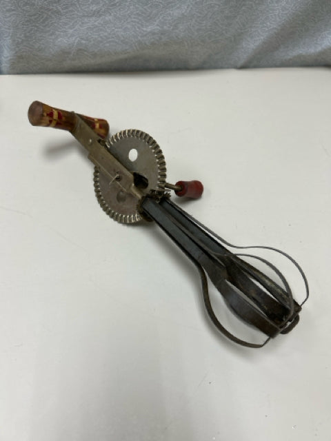 VINTAGE WOOD METAL MIXER