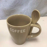 "COFFEE" MUG W/SPOON