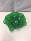 GREEN GLASS DISH
