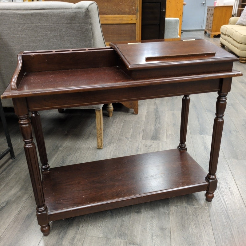 DARK WOOD WRITING DESK