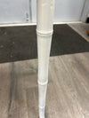 WHITE PAINTED WOOD END TABLE