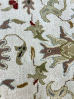 GREEN BLACK CREAM RUG