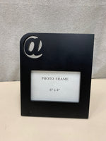 6 X 4 BLACK "@" PIC FRAME