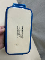 SMALL BLUE SERVING DISH