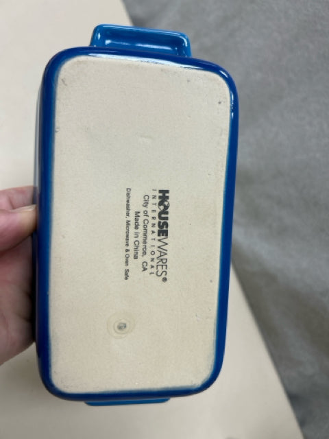 SMALL BLUE SERVING DISH