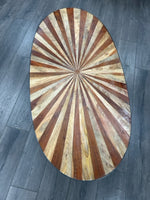 STARBURST WOOD COFFEE TABLE