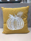 YELLOW WHITE PUMPKIN PILLOW