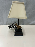 GOLD BIRD ON BRANCH LAMP