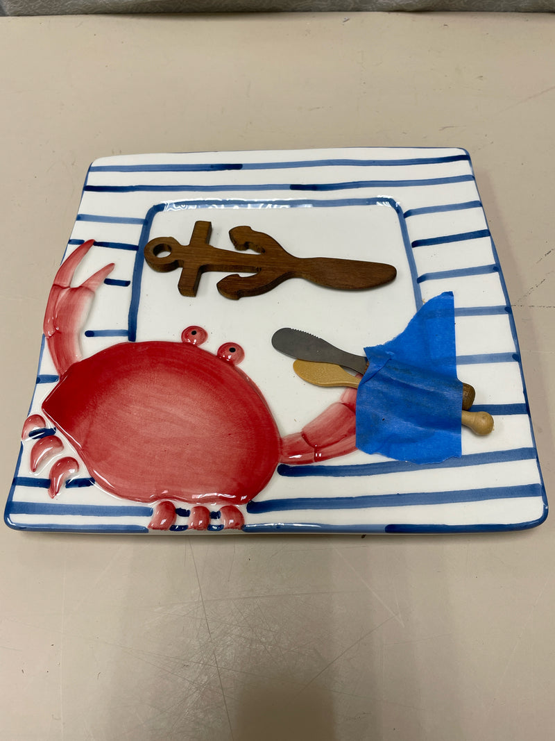 CRAB THEME CERAMIC PLATE