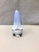 GNOME W/WHITE/BLUE FLOWER TOP