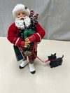 RED IRISH BAGPIPER SANTA