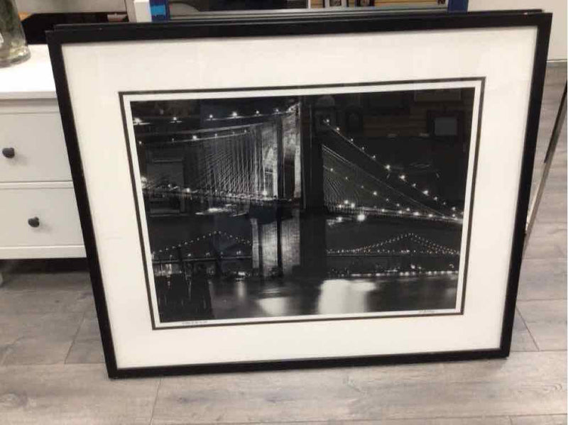 BROOKLYN BRIDGE B/W PIC