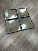 GREY 4 PANEL MIRROR