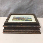 CABIN W/LANDSCAPE JEWELRY BOX