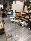 SILVER ADJ. HEIGHT FLOOR LAMP