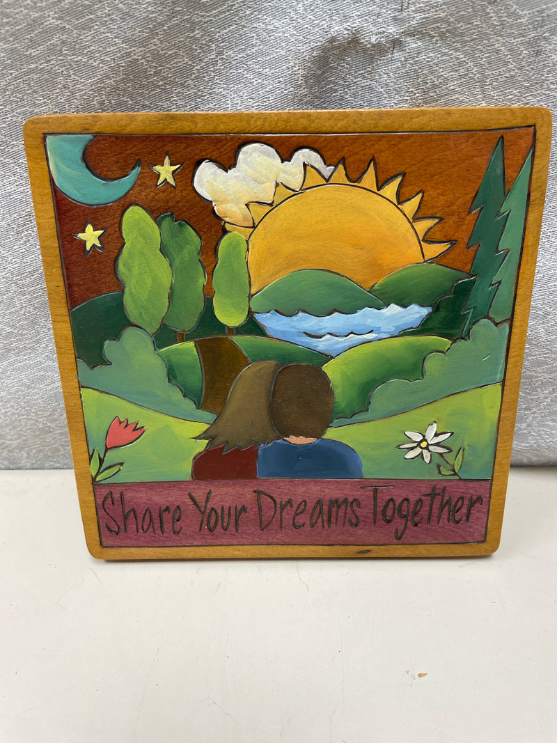 SMALL WOOD PAINTING