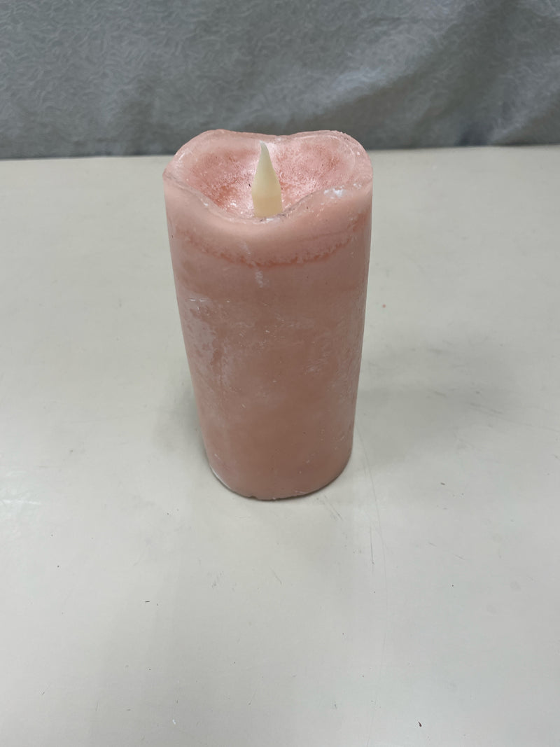 LIGHT PINK FAUX CANDLE