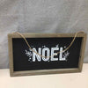 B+W "NOEL" WOOD SIGN