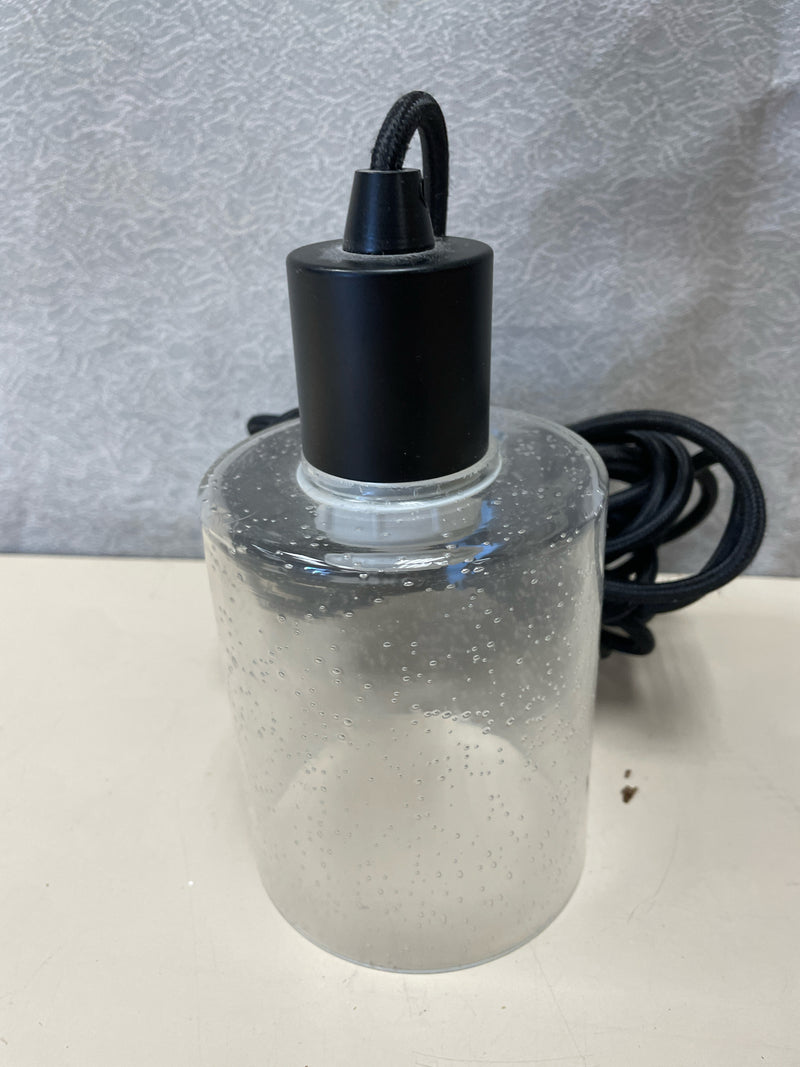 SMALL HANGING GLASS LAMP