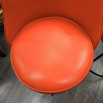 ORANGE MCM BARSTOOLS