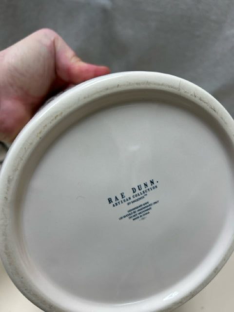 CREAM "SPRING" LIDDED CANISTER