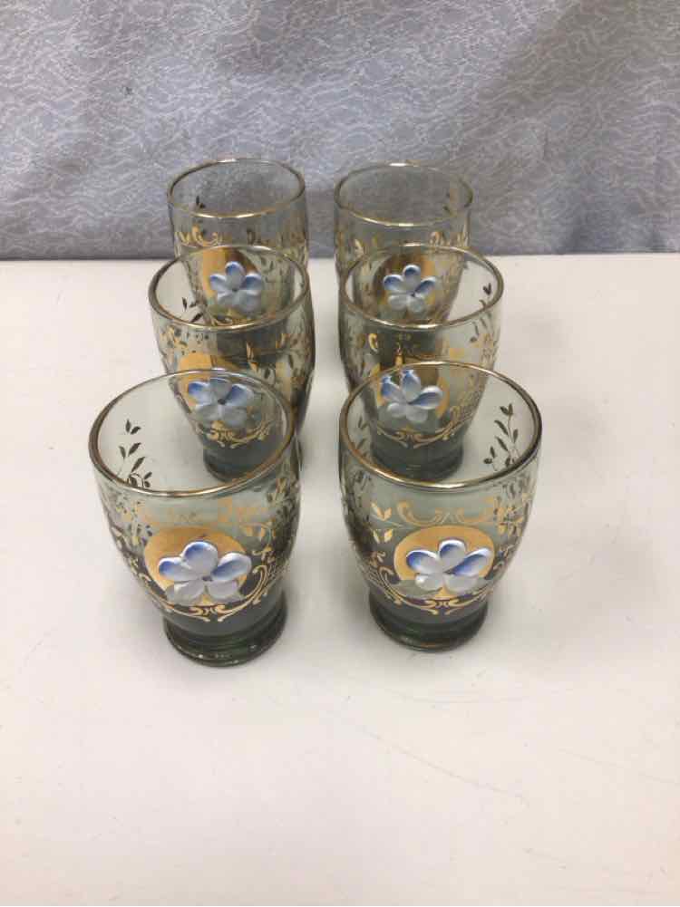 VINTAGE BOHEMIAN SMALL GLASSES