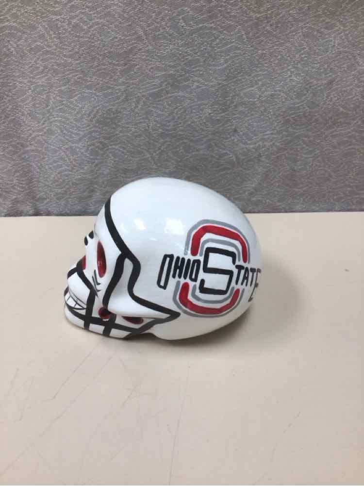 WHITE OSU SKULL